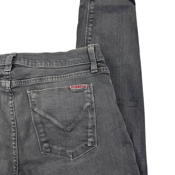 Hudson Krista Super Skinny Low-Rise Gray Distressed Wash Jeans Women's Size 28 - Picture 5 of 8